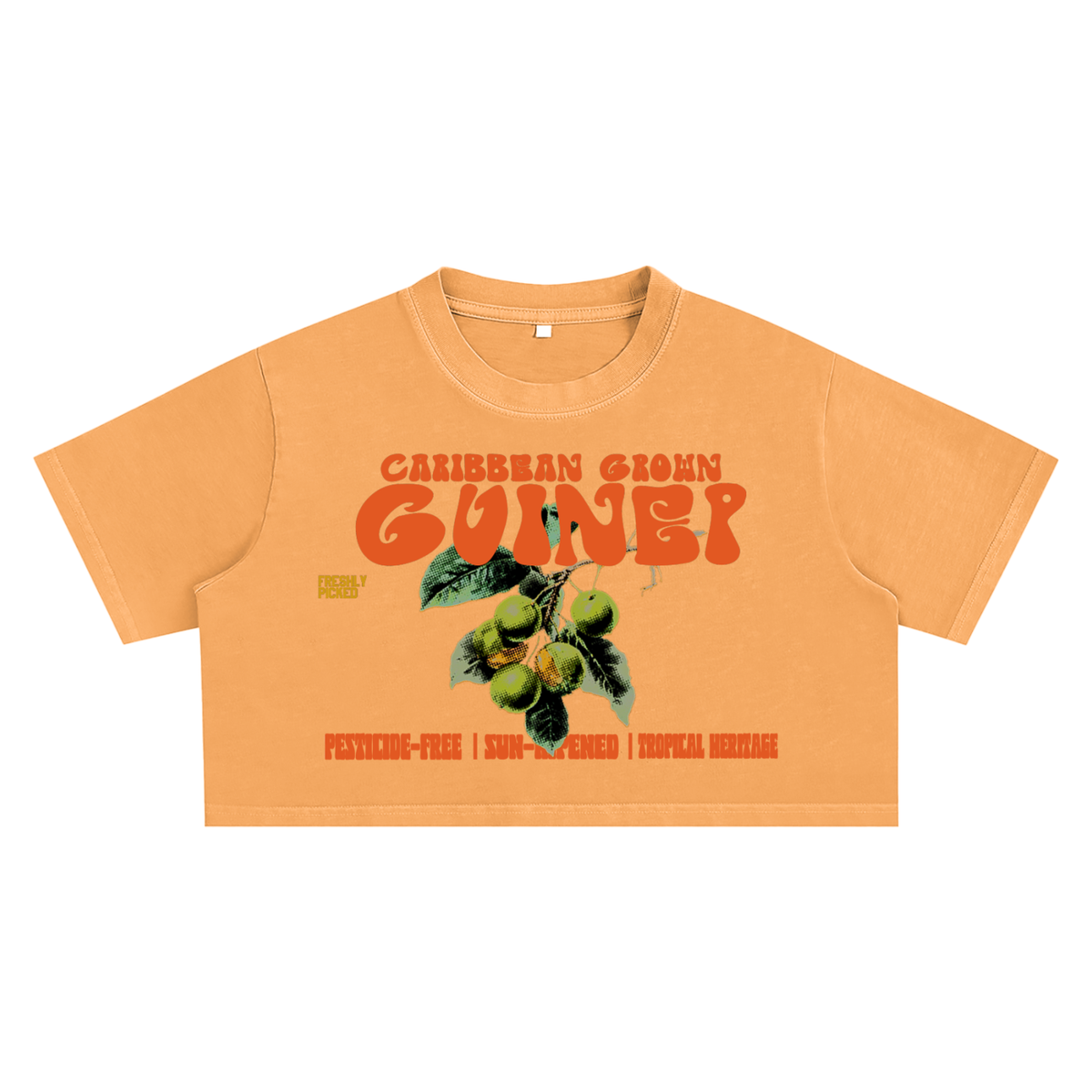 Islands Breed Culture Crop Top,Guinep Snow Washed Top,Caribbean Inspired Streetwear,Women’s Summer Crop Tee,100% Cotton Crop Top,Casual Streetwear Shirt,Urban Caribbean Fashion,Short Sleeve Crop Tee,Washed Streetwear Top,Women’s Festival Crop Top