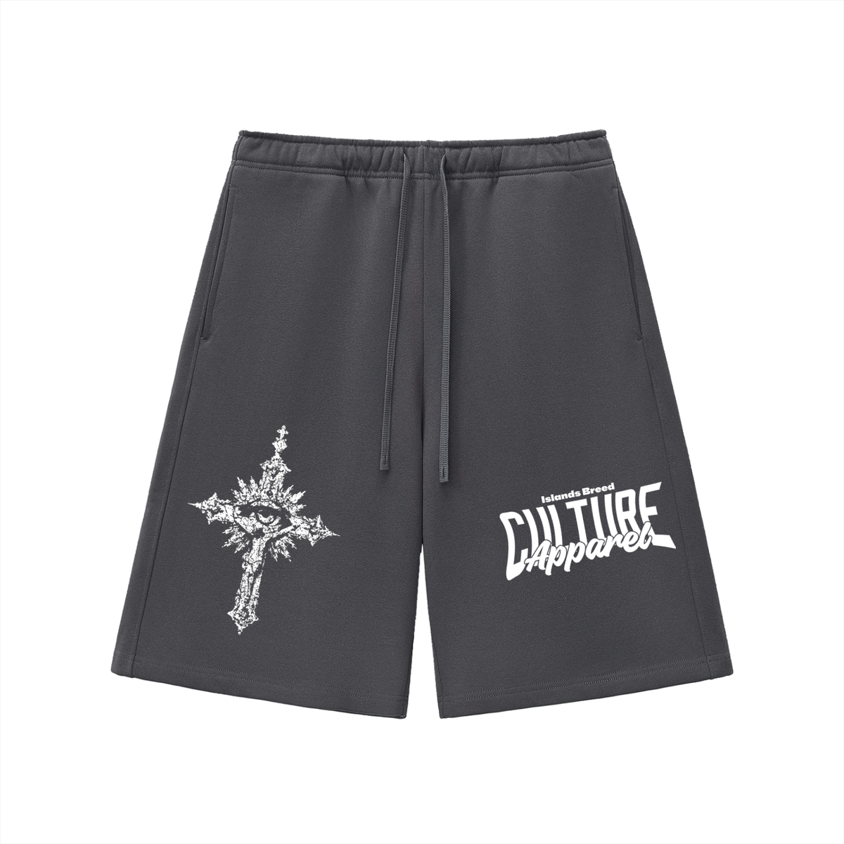 crosseyed,heavyweightshorts,caribbeanstreetwear,islandsbreedculture,oversizedshorts,IBCapparel,cottonshorts