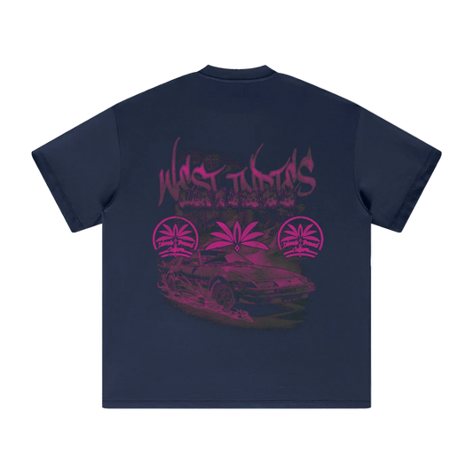 IBC Racer Heavyweight Earth Tone Graphic T-Shirt