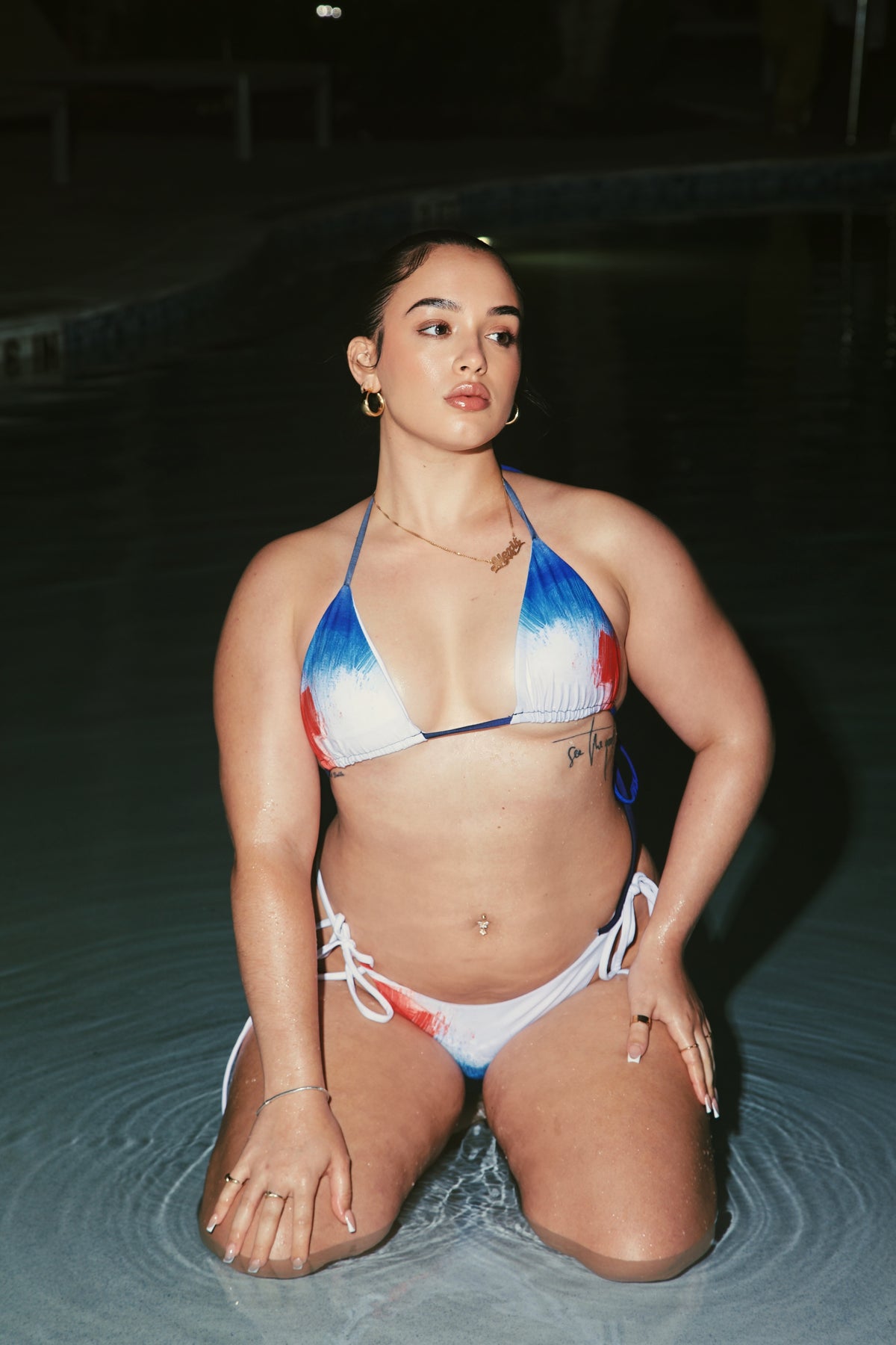 Cuba Flag Gradient Bikini
