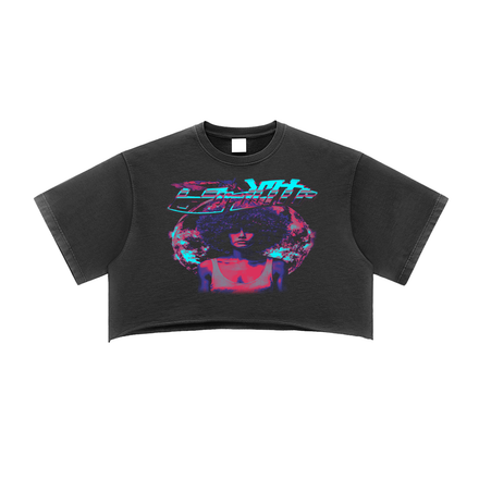 Islands Breed Culture Crop Top,Afro Madam Snow Washed Tee,Caribbean Inspired Streetwear,Women’s Loose Fit Crop Top,100% Cotton Streetwear Top,Washed Effect Crop Tee,Urban Streetwear Fashion,Women’s Cultural Statement Top,Casual Everyday Crop Tee,Festival Streetwear Crop Top