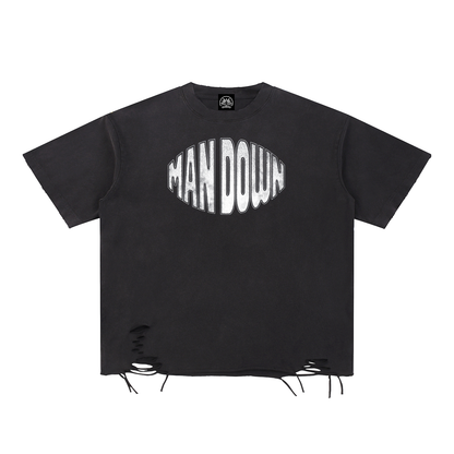 Mandown,snowwashtee,caribbeanstreetwear,islandsbreedculture,distressedtee,IBCapparel,Washedcotton