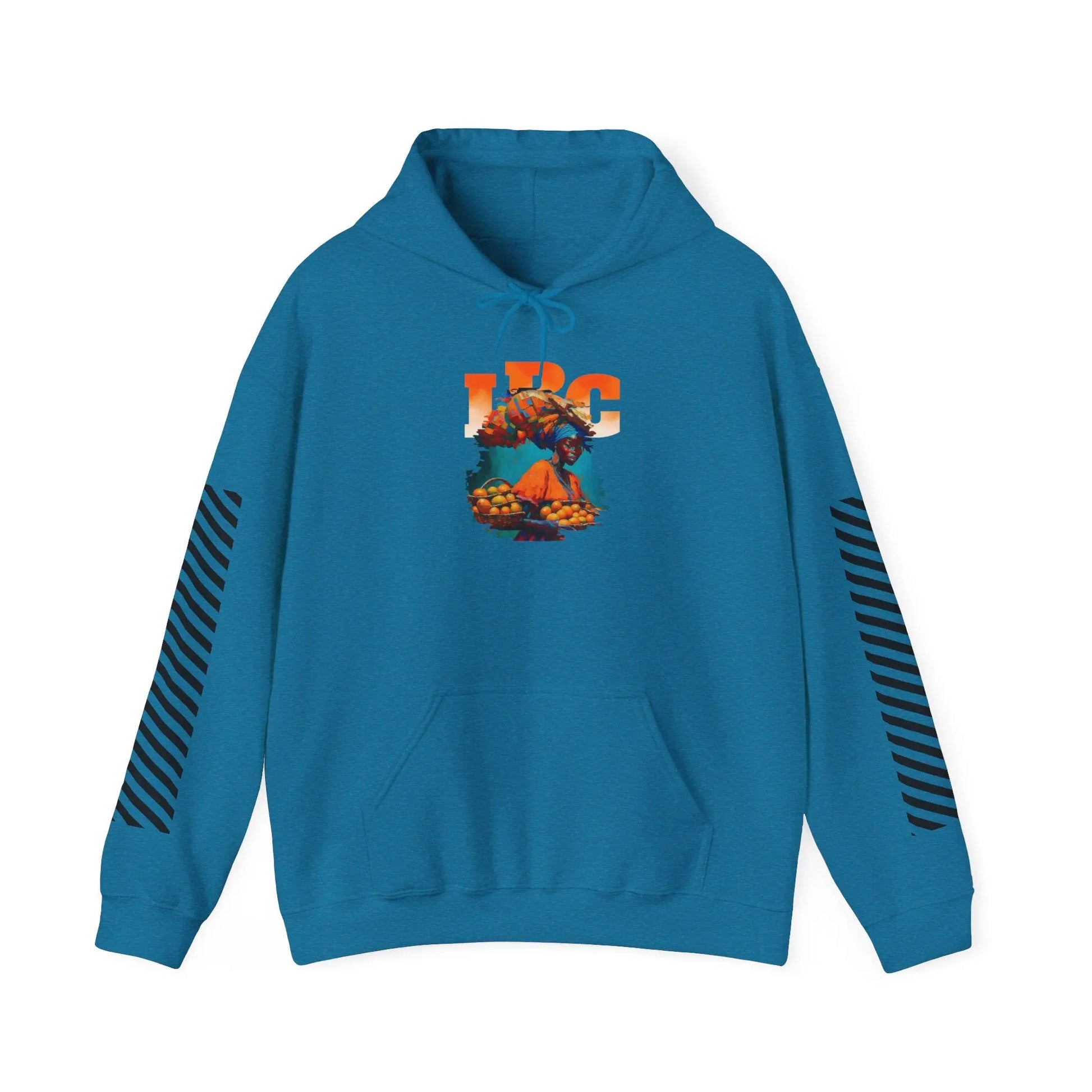 IBC Orange Woman Hooded Sweatshirt Printify