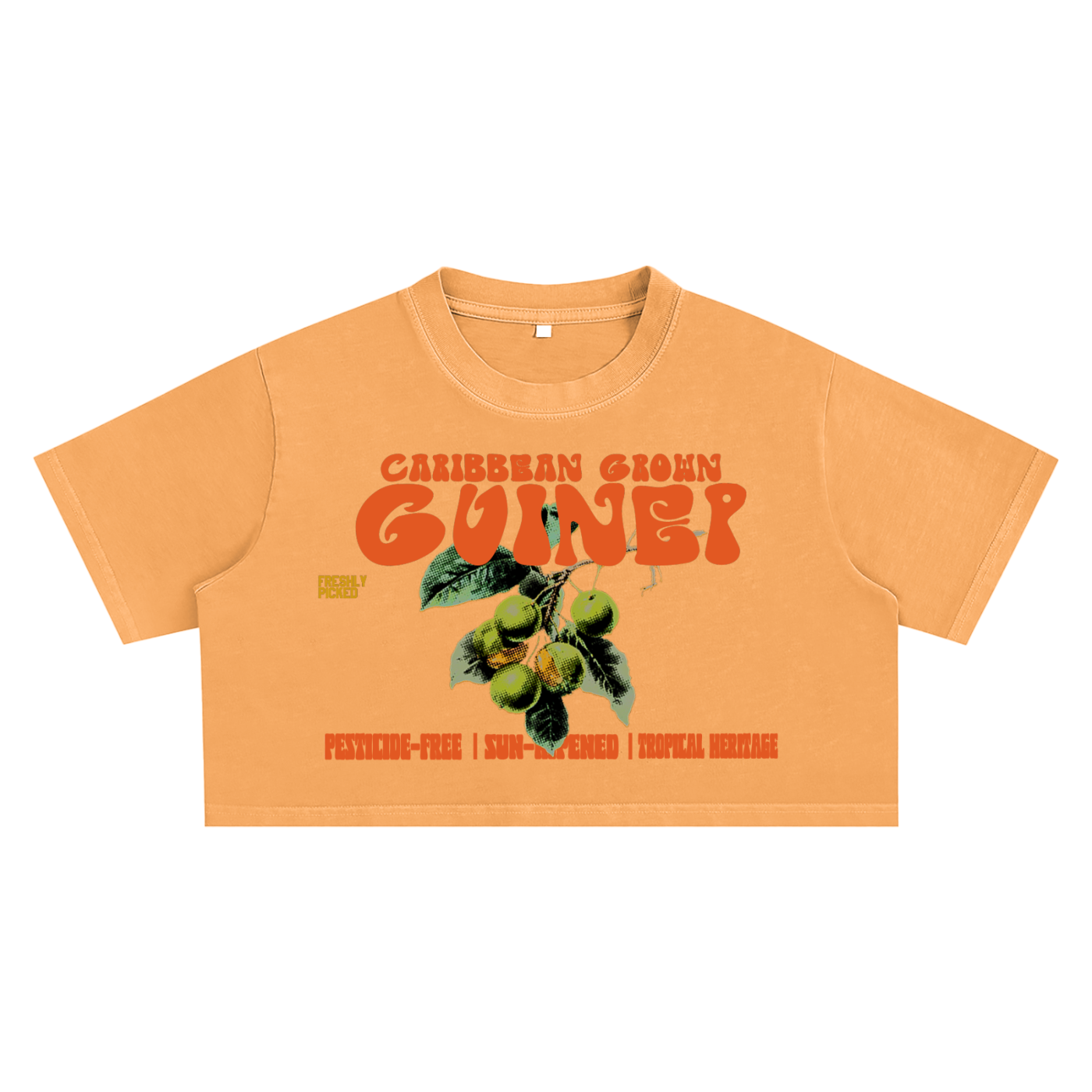Islands Breed Culture Crop Top,Guinep Snow Washed Top,Caribbean Inspired Streetwear,Women’s Summer Crop Tee,100% Cotton Crop Top,Casual Streetwear Shirt,Urban Caribbean Fashion,Short Sleeve Crop Tee,Washed Streetwear Top,Women’s Festival Crop Top