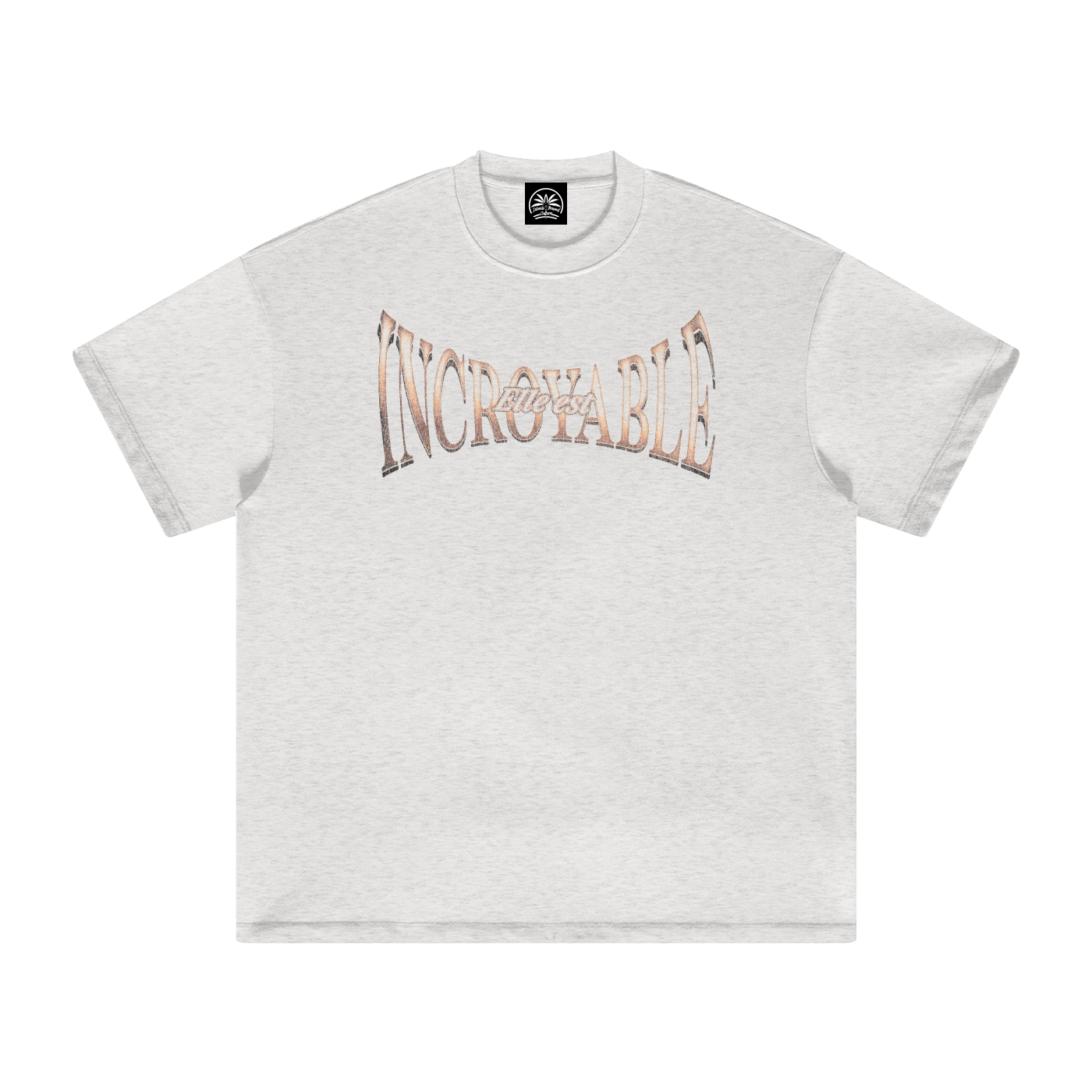 Elle est Incroyable Heavyweight Earth Tone T-Shirt