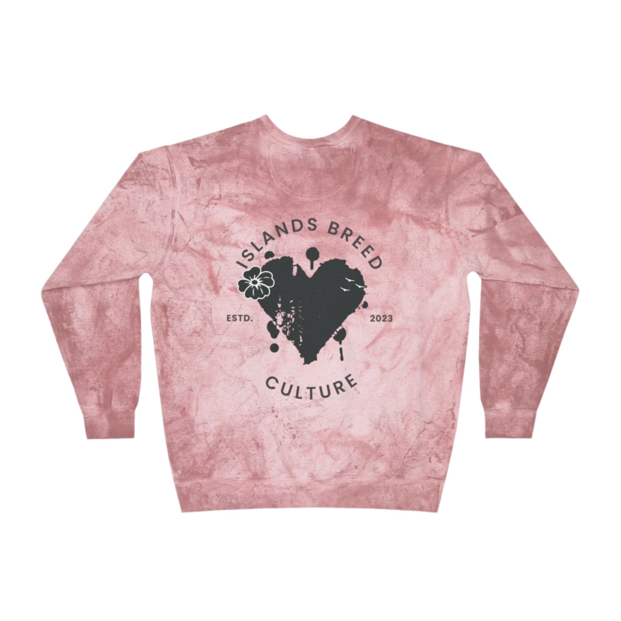 IBC Hearts | Color Blast Crewneck Sweatshirt