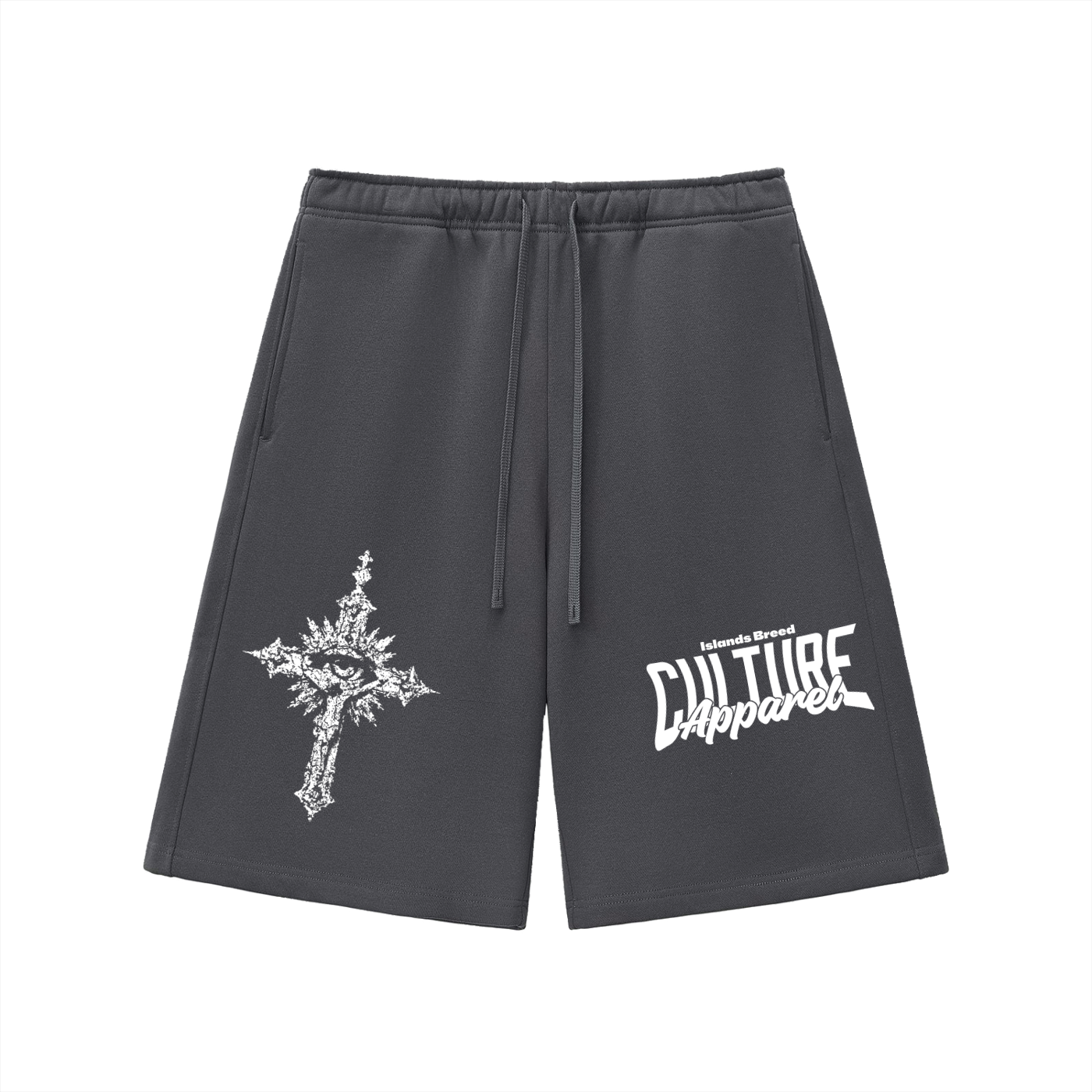 crosseyed,heavyweightshorts,caribbeanstreetwear,islandsbreedculture,oversizedshorts,IBCapparel,cottonshorts
