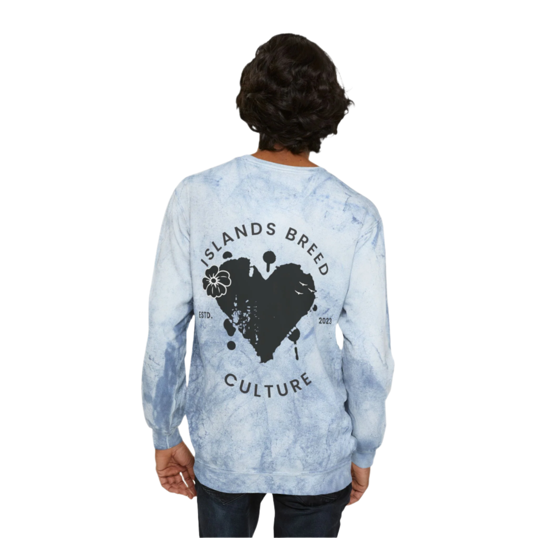 IBC Hearts | Color Blast Crewneck Sweatshirt