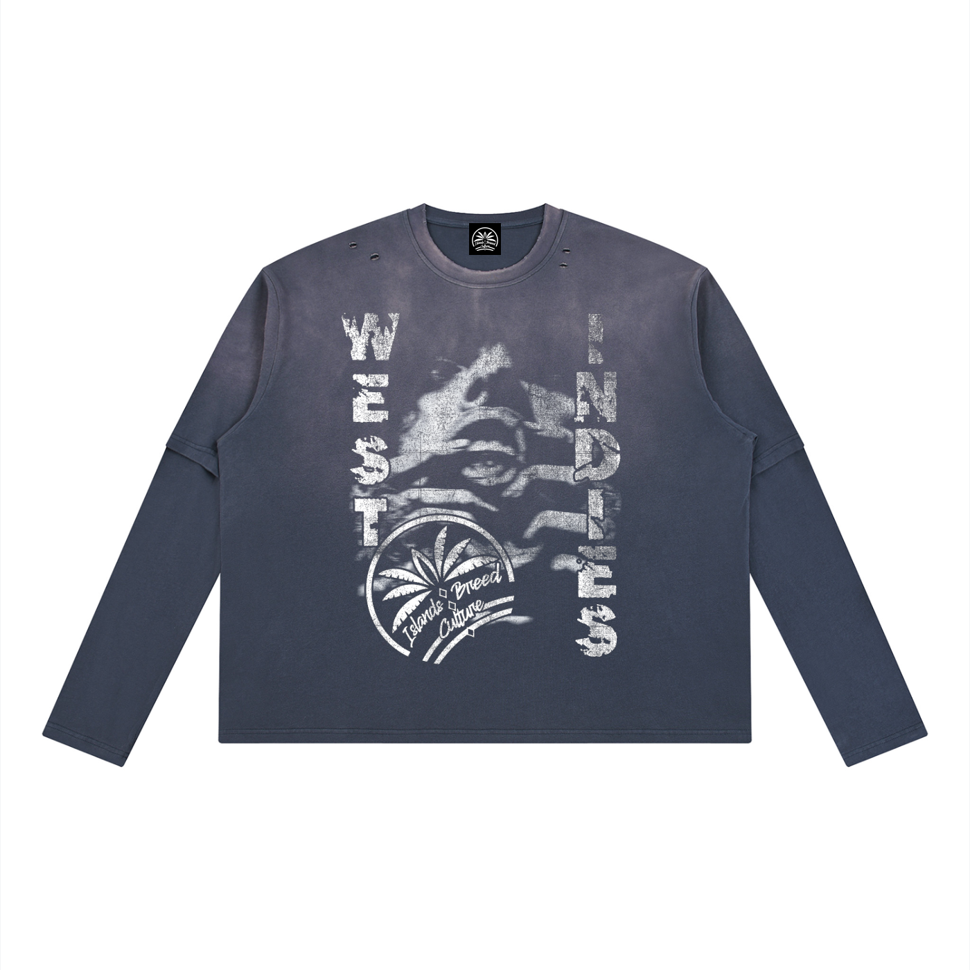 screams,crewneck,caribbeanstreetwear,islandsbreedculture,vintagewash,distressed,IBCapparel