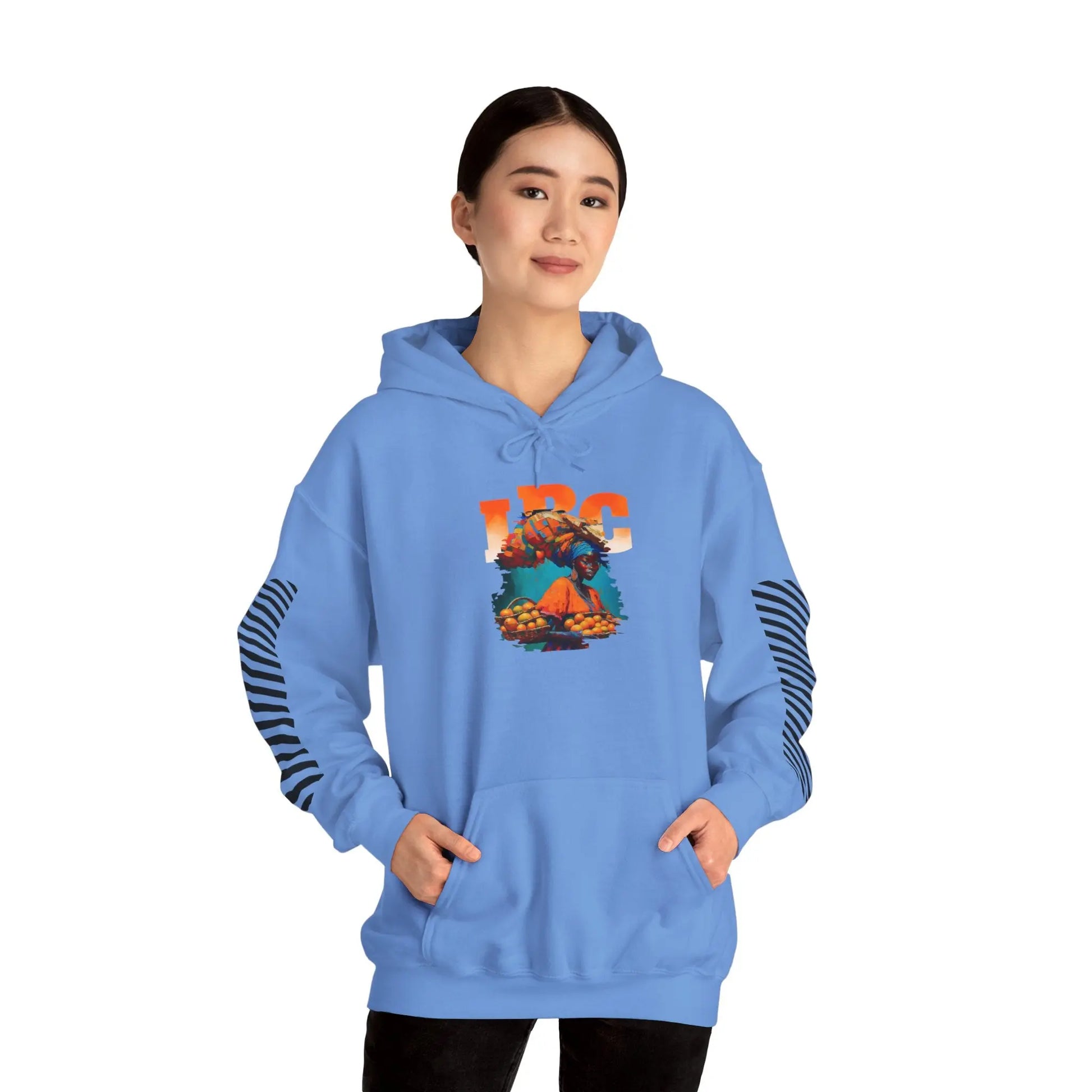 IBC Orange Woman Hooded Sweatshirt Printify