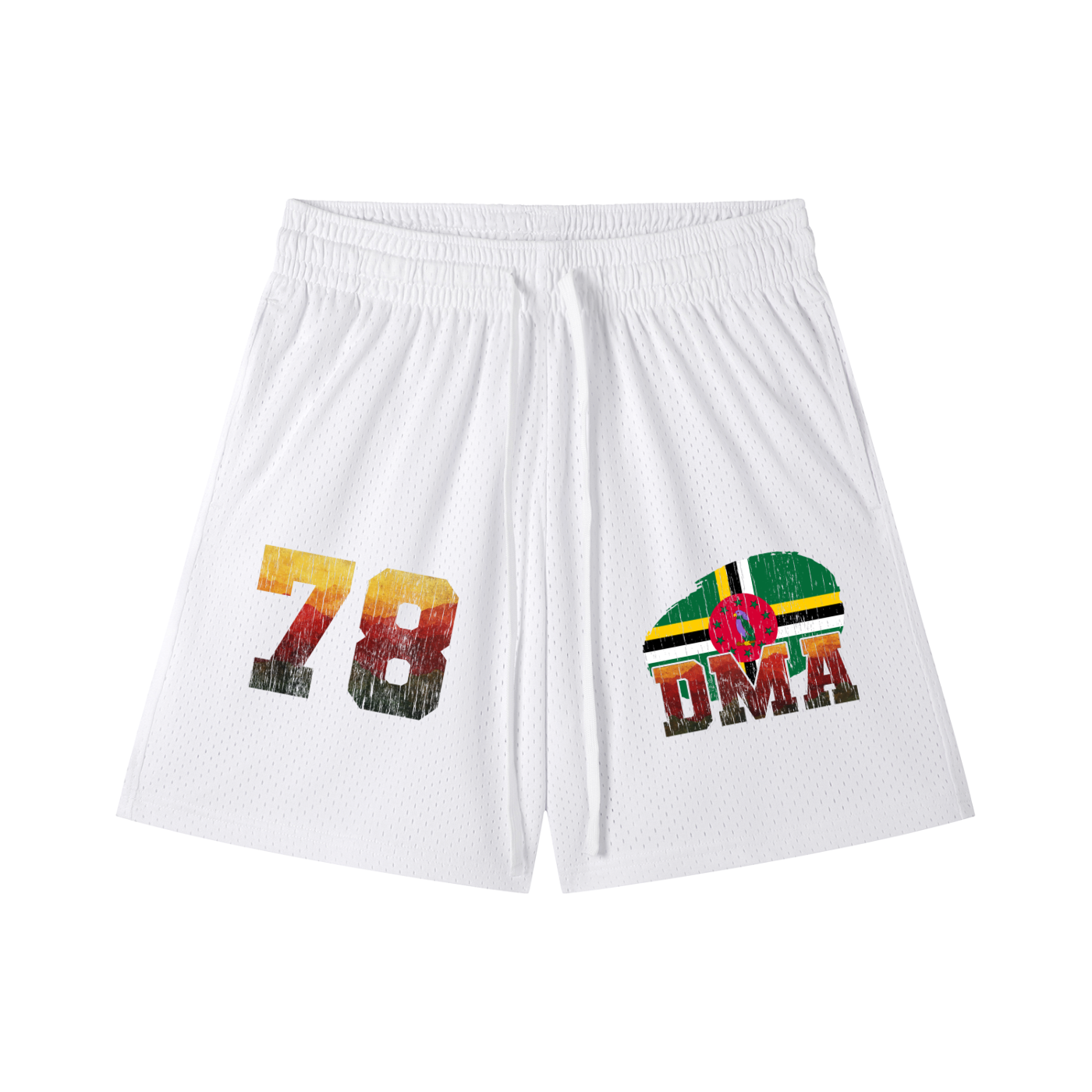 Dominica Drawstring Mesh Shorts - Islands Breed Culture