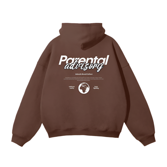 IBC Parental Advisory Oversized Fleece Hoodie - Islands Breed Culture