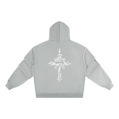 crosseyed,heavyweighthoodie,ruchedsleeve,caribbeanstreetwear,islandsbreedculture,oversizedhoodie,IBCapparel