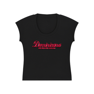 Islands Breed Culture Top,Dominicana Bodycon T-Shirt,Dominican Inspired Fashion,Caribbean Streetwear Clothing,Women’s Cropped Sleeveless Shi,Cotton Viscose Blend Tee,Slim Fit Bodycon Top,Women’s Cultural Fashion,Essential Streetwear Top