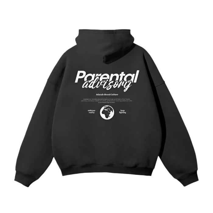 IBC Parental Advisory Oversized Fleece Hoodie - Islands Breed Culture