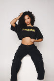 IBC Yardie Shoulder Oversized Cotton T-Shirt