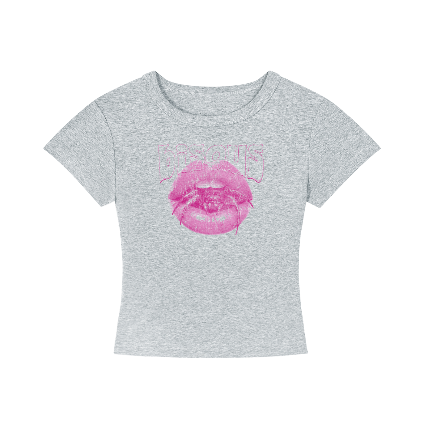Bisous Women's Cropped T-Shirt