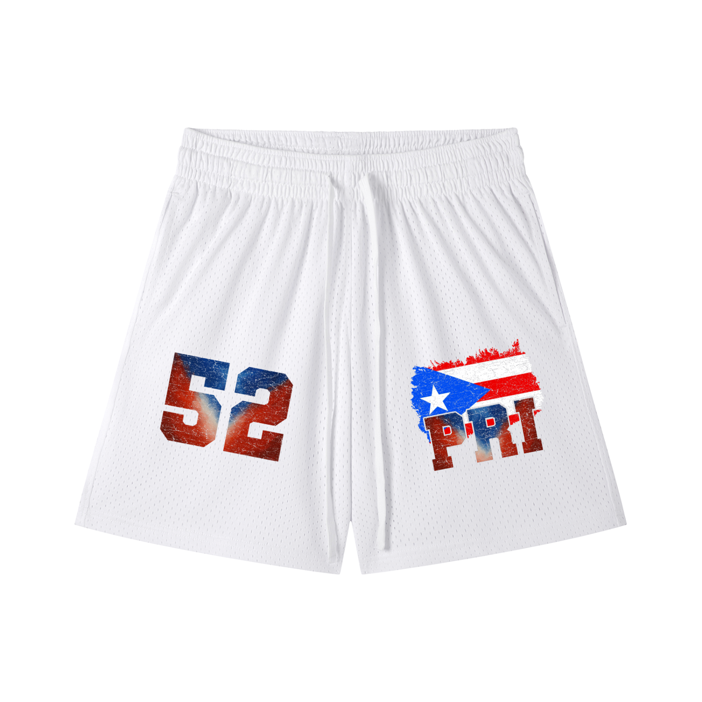 Puerto Rico Drawstring Mesh Shorts - Islands Breed Culture
