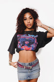 IslBrdCltr Afro Madam Snow Washed Crop Top