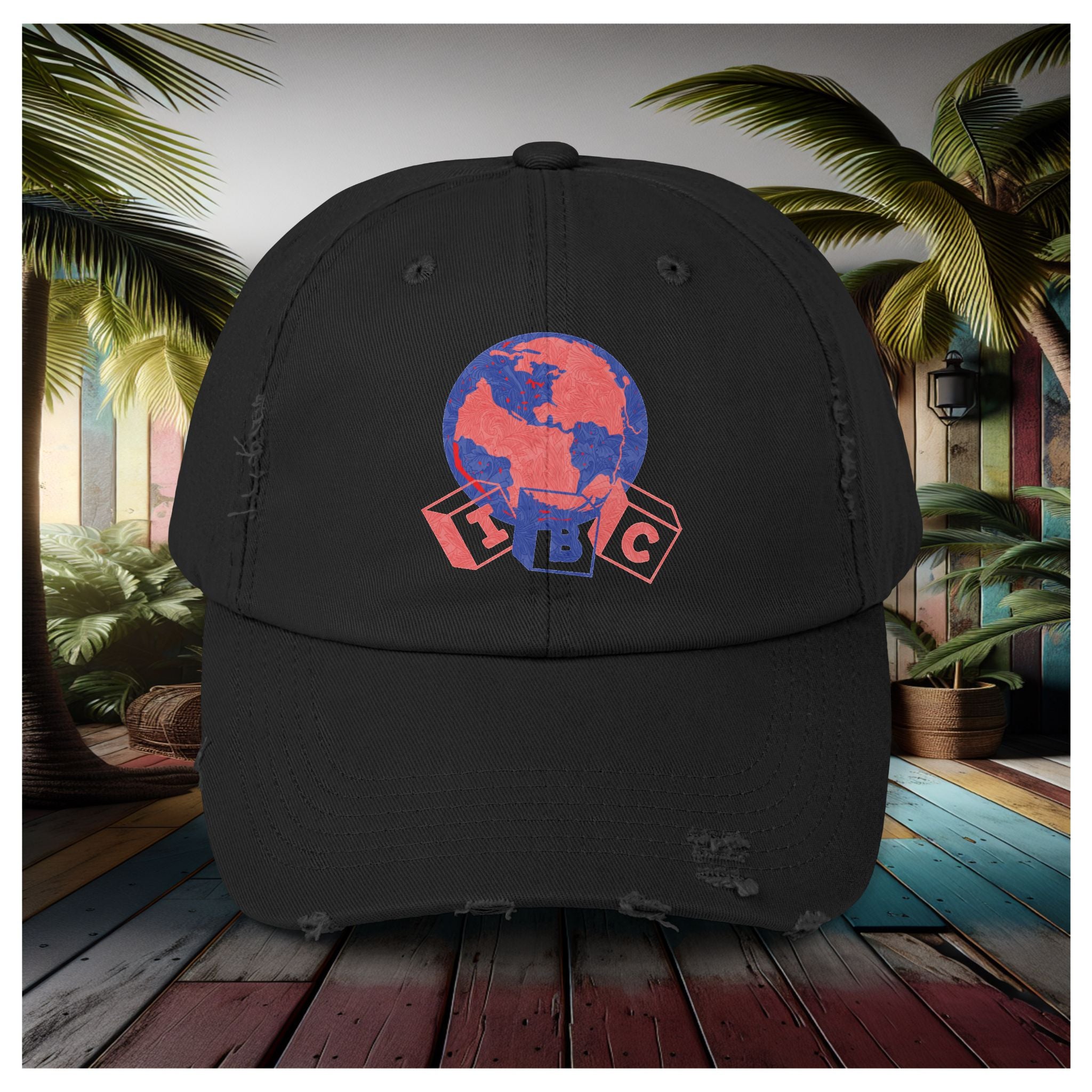 Global Cubes Distressed Hat