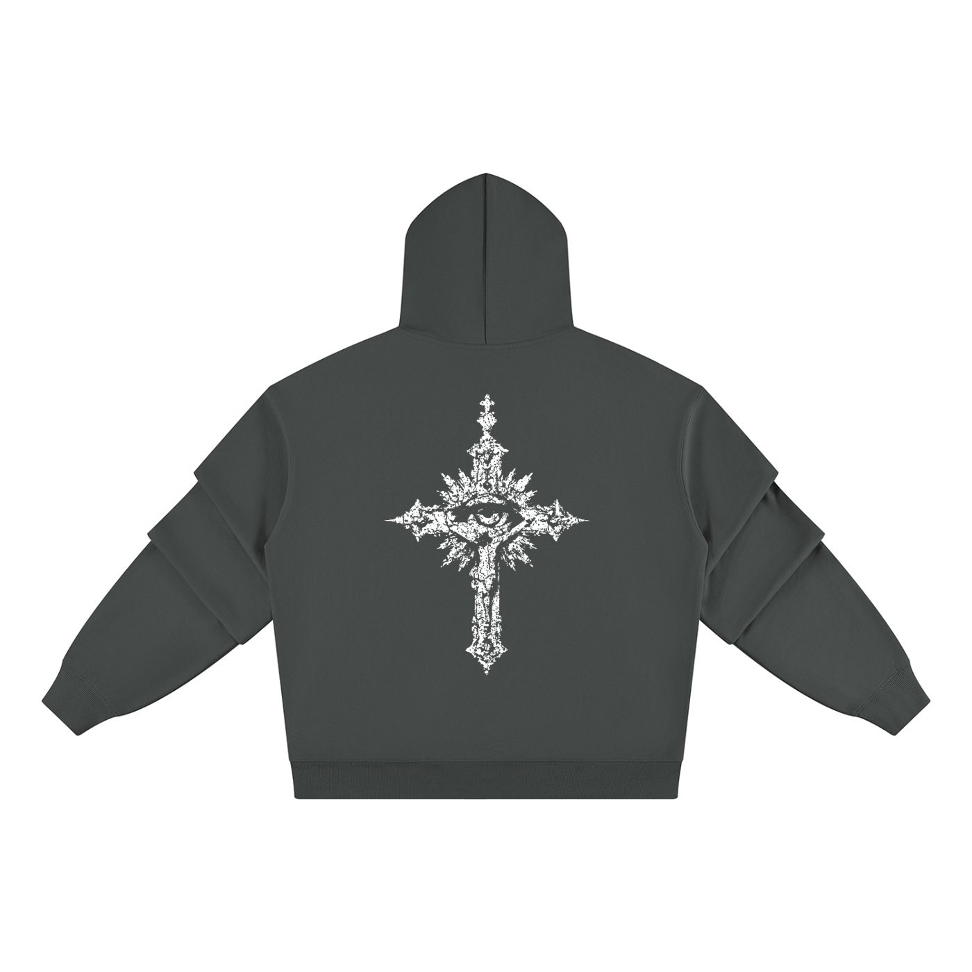 crosseyed,heavyweighthoodie,ruchedsleeve,caribbeanstreetwear,islandsbreedculture,oversizedhoodie,IBCapparel