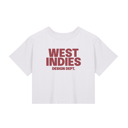 West Indies Baby Tee ,Islands Breed Culture ,Caribbean Crop Top ,Women’s Oversized Tee  ,Casual Island Wear ,Lightweight Cotton Tee ,Garment Dyed Crop Tee ,Dropped Shoulder Tee,Streetwear Crop Top  ,Summer Caribbean Fashion  