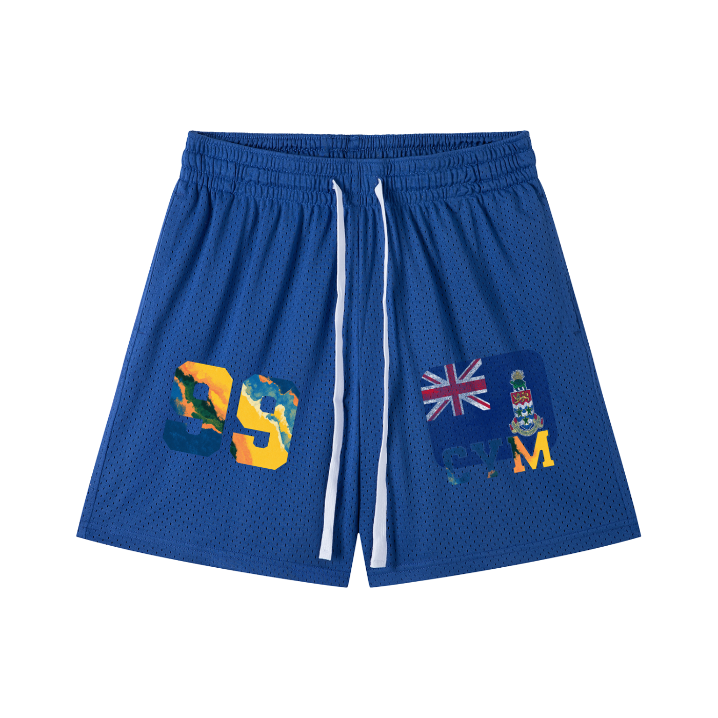 Cayman Islands Drawstring Mesh Shorts - Islands Breed Culture