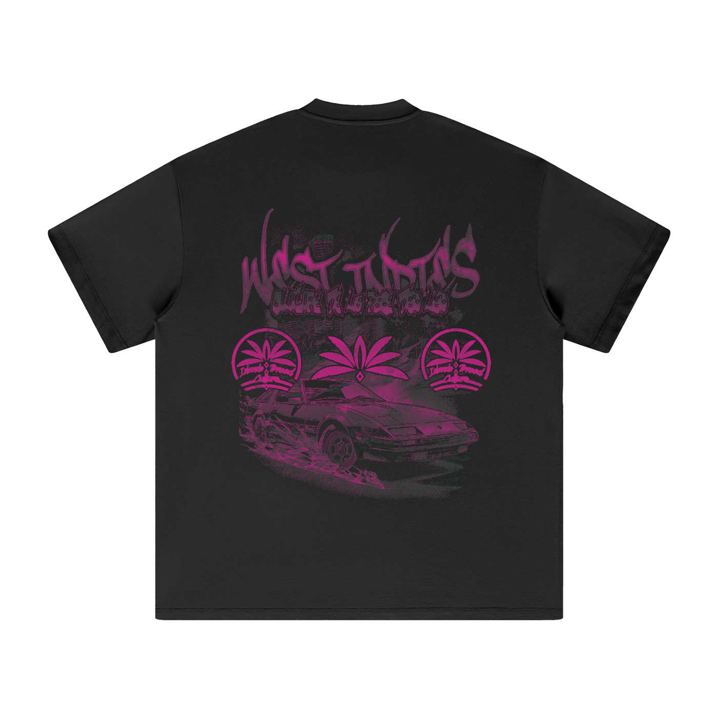 IBC Racer Heavyweight Earth Tone Graphic T-Shirt - Islands Breed Culture
