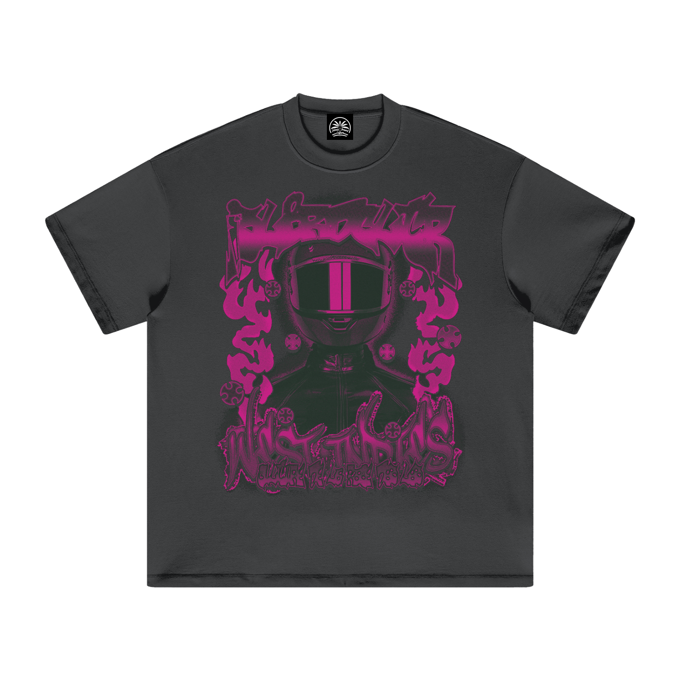 IBC Racer Heavyweight Earth Tone Graphic T-Shirt - Islands Breed Culture