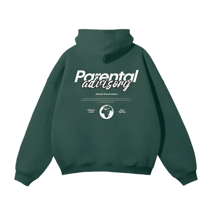 IBC Parental Advisory Oversized Fleece Hoodie - Islands Breed Culture