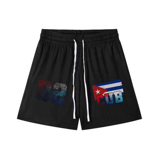 Cuba Drawstring Mesh Shorts