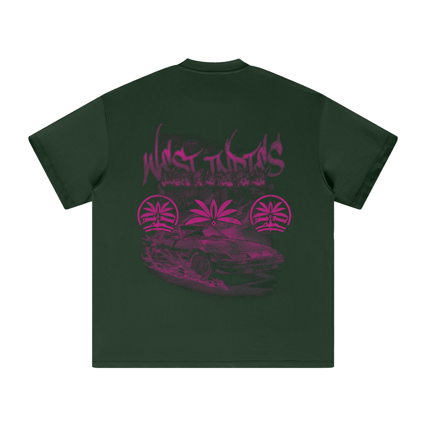 IBC Racer Heavyweight Earth Tone Graphic T-Shirt - Islands Breed Culture