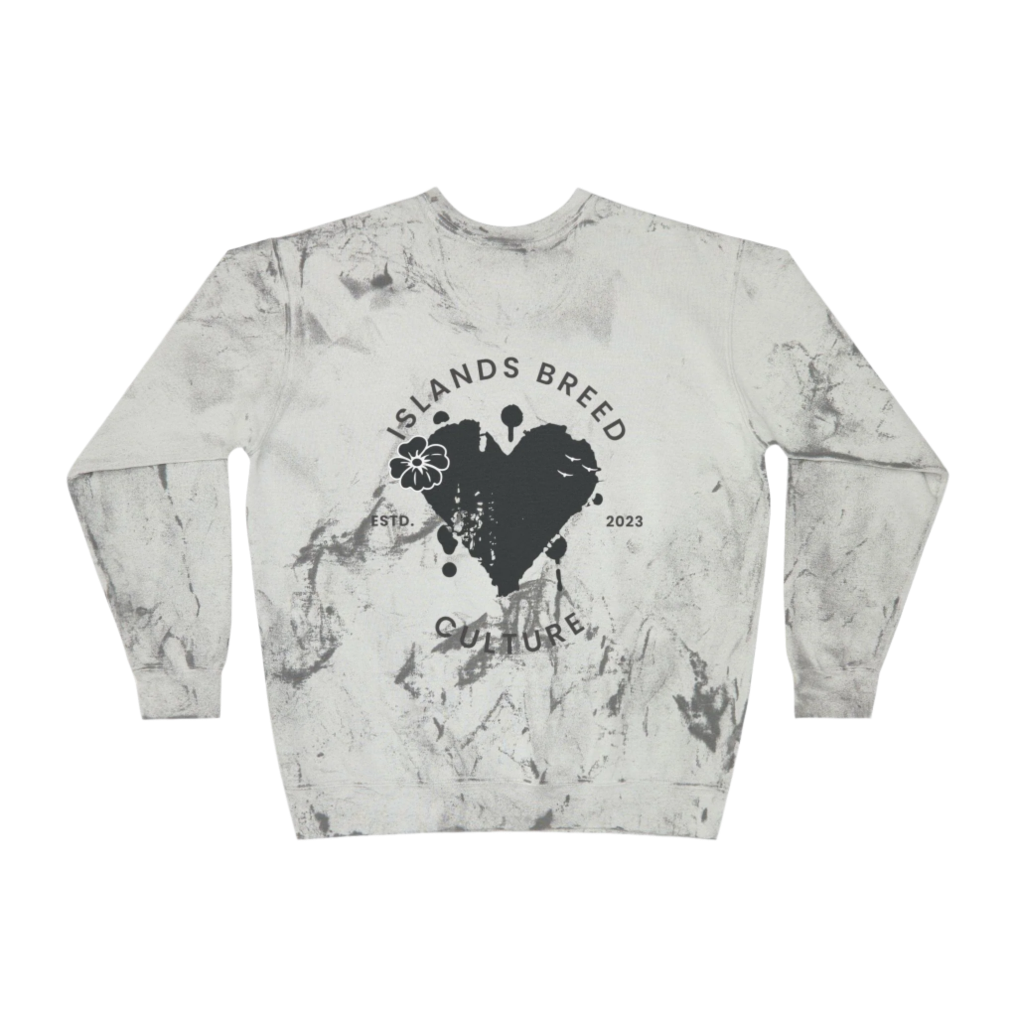 IBC Hearts | Color Blast Crewneck Sweatshirt