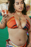 Antigua & Barbuda Flag Gradient String Bikini