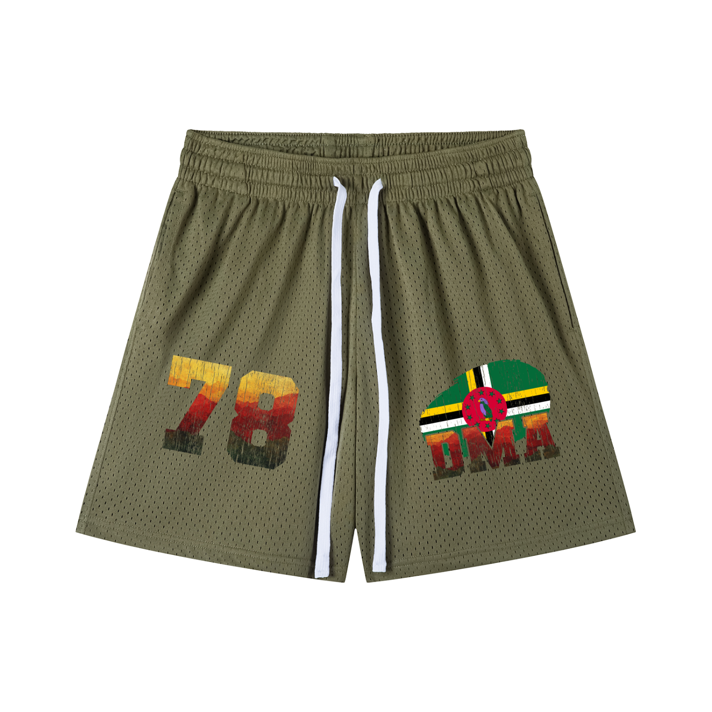 Dominica Drawstring Mesh Shorts - Islands Breed Culture