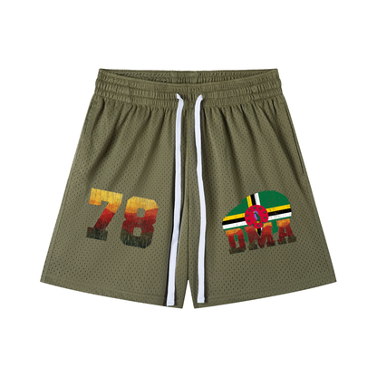 Dominica Drawstring Mesh Shorts