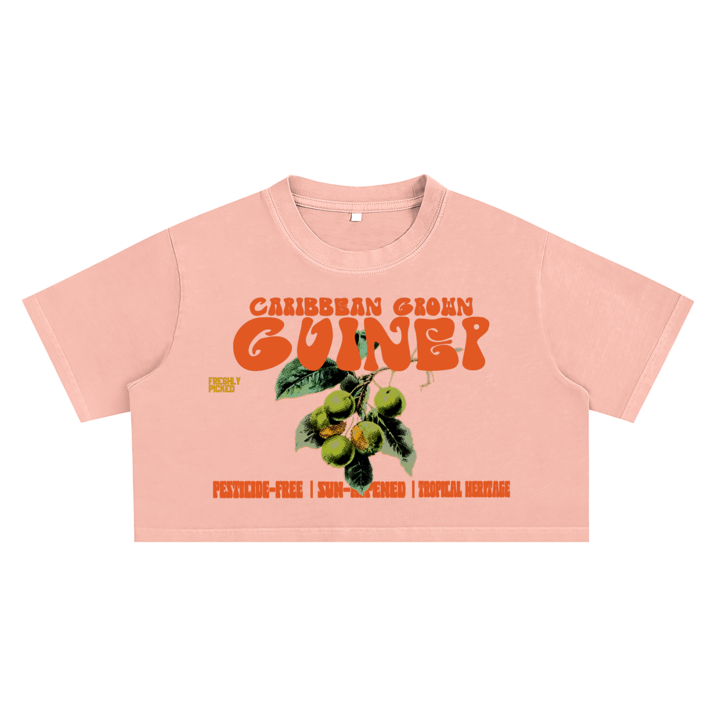 Islands Breed Culture Crop Top,Guinep Snow Washed Top,Caribbean Inspired Streetwear,Women’s Summer Crop Tee,100% Cotton Crop Top,Casual Streetwear Shirt,Urban Caribbean Fashion,Short Sleeve Crop Tee,Washed Streetwear Top,Women’s Festival Crop Top