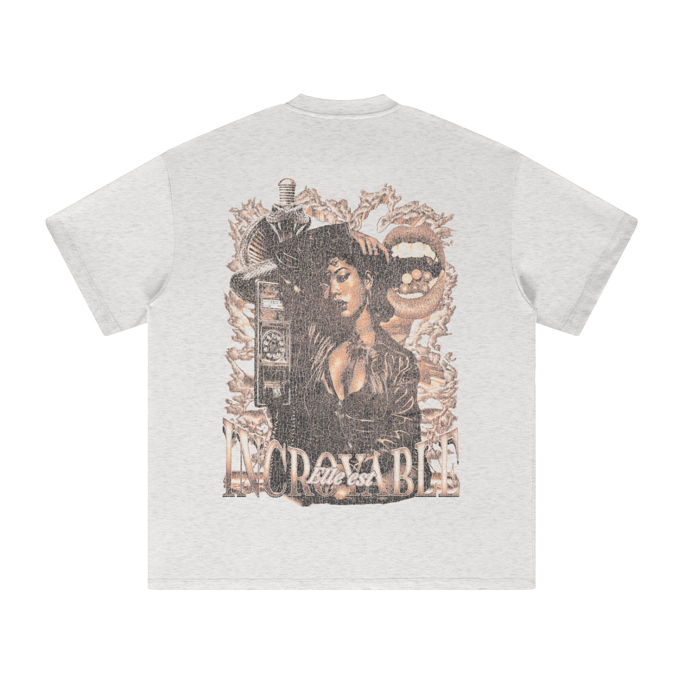 Elle est Incroyable Heavyweight Earth Tone T-Shirt - Islands Breed Culture