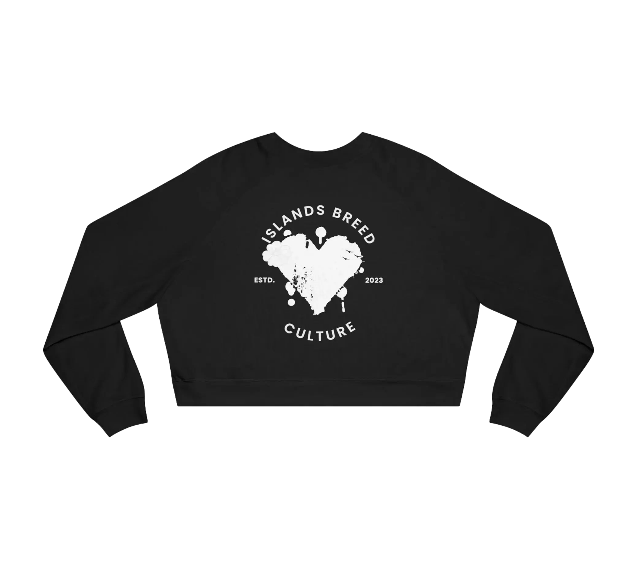 IBC Hearts Women's Cropped Fleece Pullover