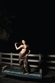 ISLBRDCLTR Black Cargo Overalls