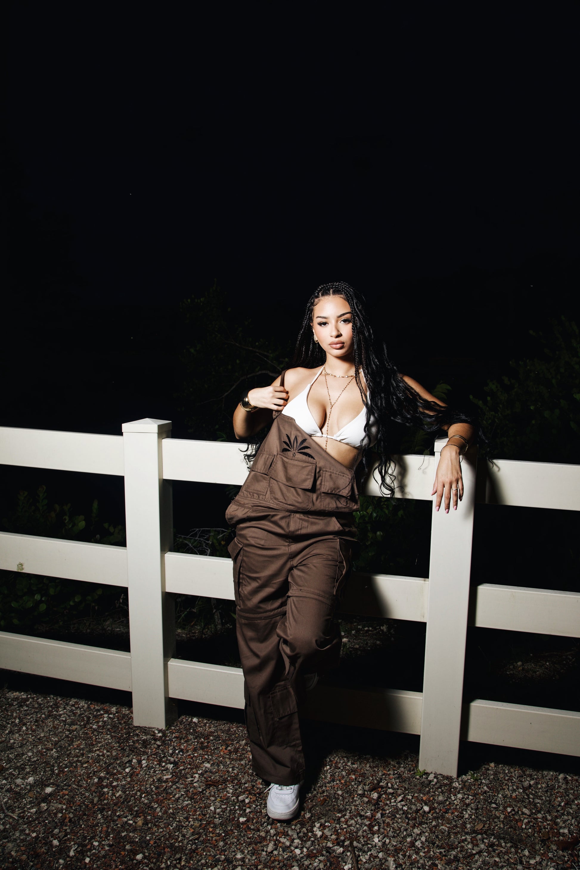ISLBRDCLTR Black Cargo Overalls - Islands Breed Culture