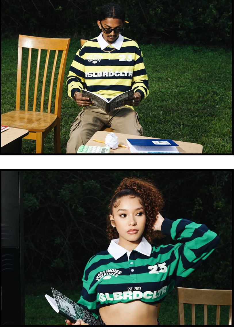 ISLBRDCLTR Stripe Polo Shirt - Islands Breed Culture
