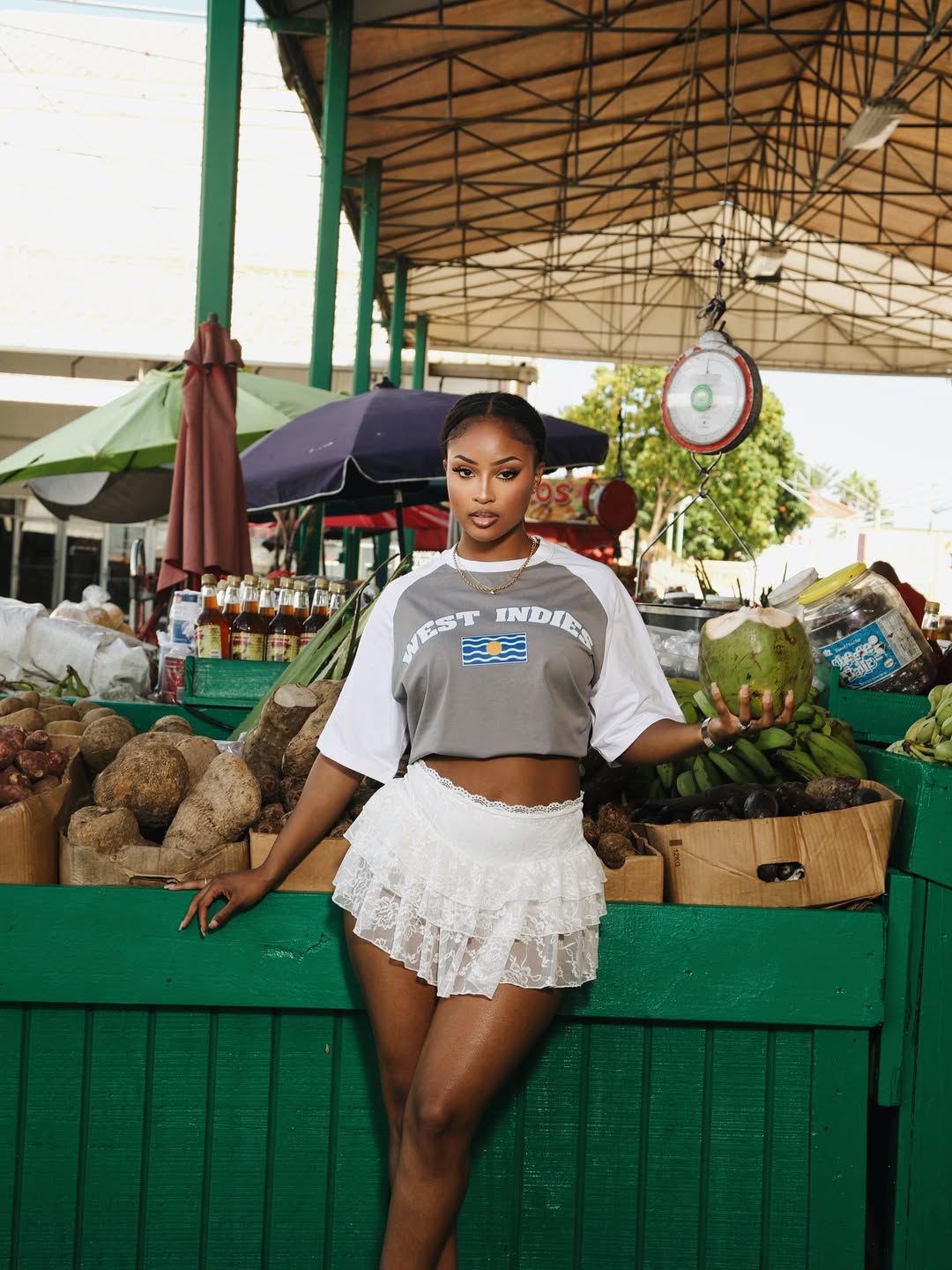 West Indies Color-Blocked T-Shirt - Islands Breed Culture