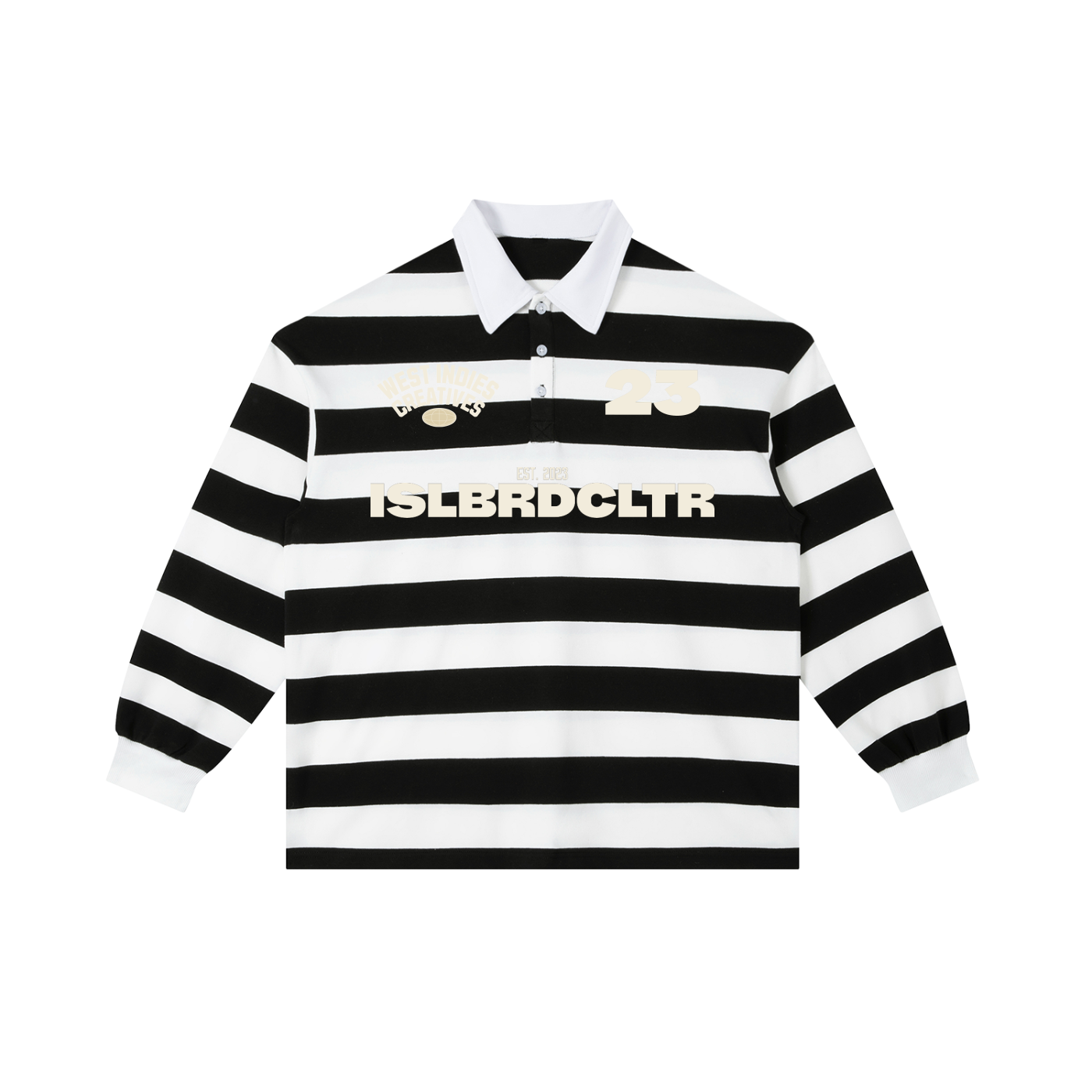 polo shirt,stripe polo,streetwear,drop shoulder,unisex,preppy,long sleeve,ISLBRDCLTR