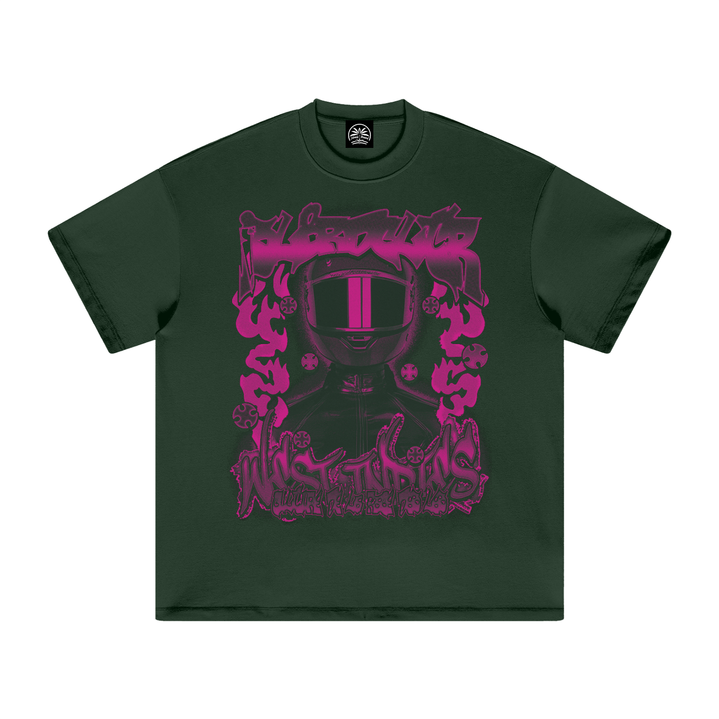IBC Racer Heavyweight Earth Tone Graphic T-Shirt - Islands Breed Culture