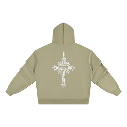 crosseyed,heavyweighthoodie,ruchedsleeve,caribbeanstreetwear,islandsbreedculture,oversizedhoodie,IBCapparel