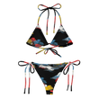 Aruba Flag Themed String Bikini