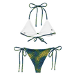 St. Vincent and the Grenadines Flag Themed String Bikini