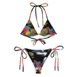 Aruba Flag Themed String Bikini