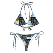 St. Lucia Flag Themed String Bikini